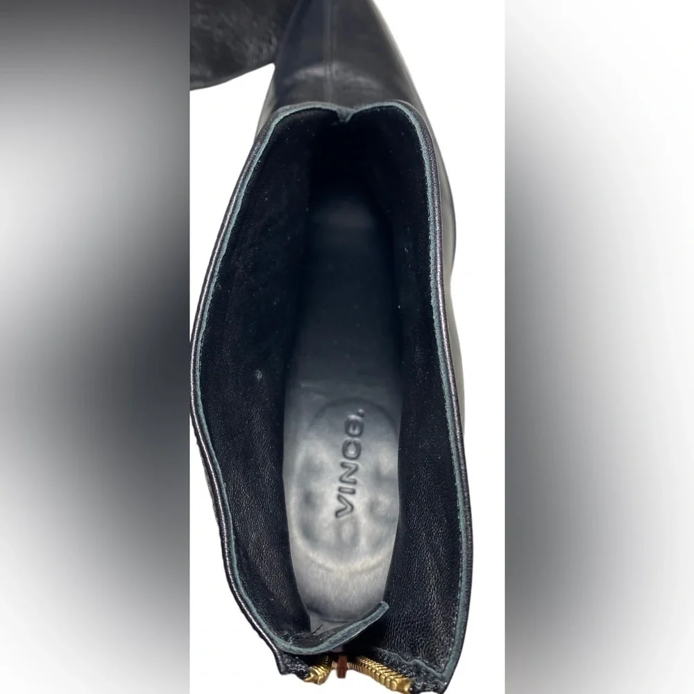 Vince Havana Notch Leather Bootie